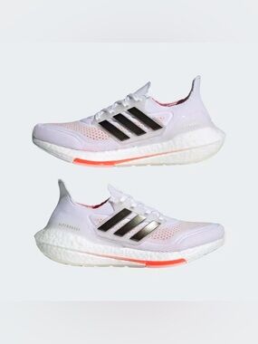 Adidas Ultraboost White and Black women Running Shoes